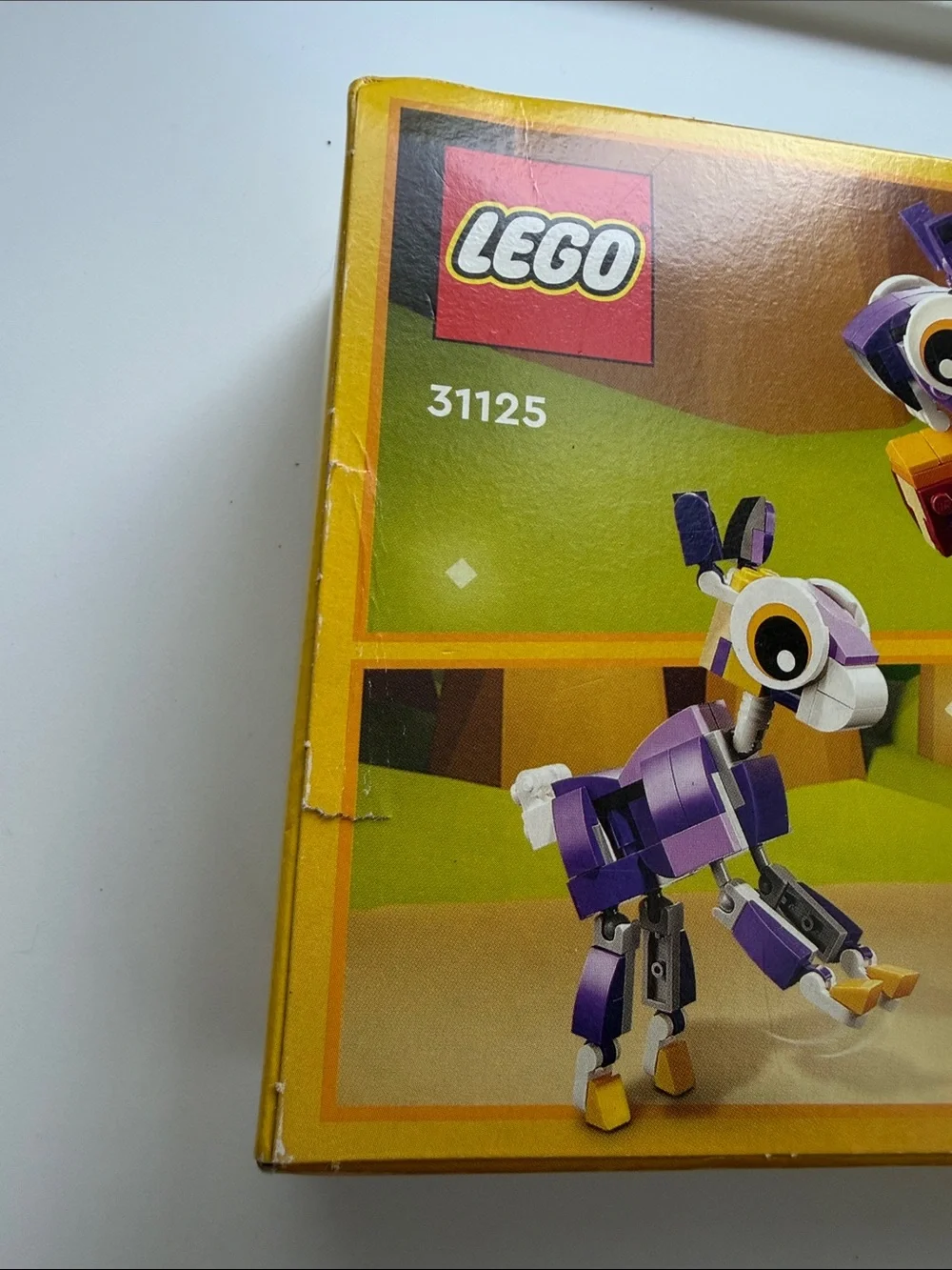 Lego Purple & Yellow 3-in-1 Creator Parrot Set